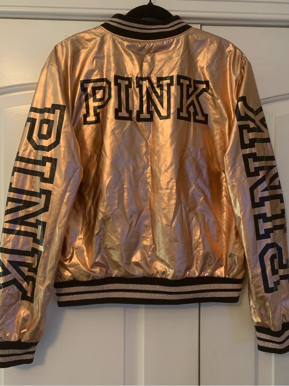 Victorias Secret PINK Varsity Bomber Bombshell jacket from 2016 v.S Fashion Show